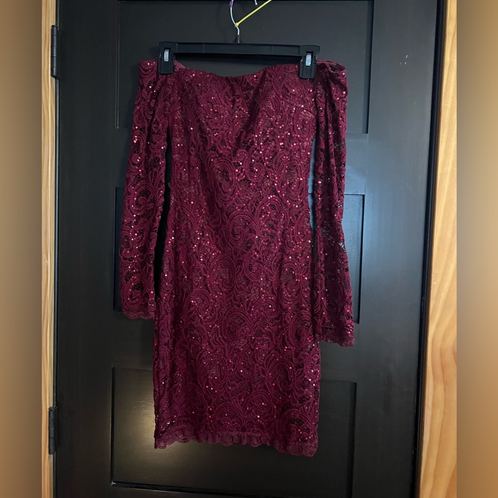 Red My Michelle red homecoming dress